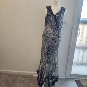 Georgiou Studio Handkerchief Maxi Babydoll Dress Whimsi Fairy Boho Vtg 90's Y2k